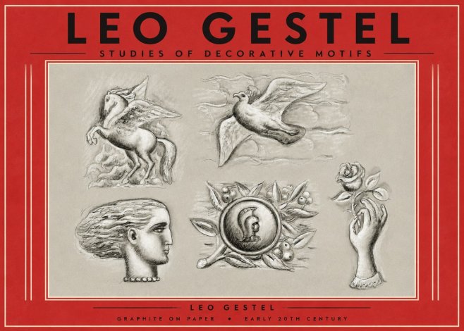 Leo Gestel Studies of Decorative Motifs No4 - Plakat
