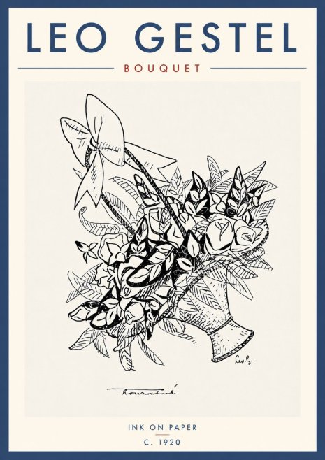 Leo Gestel Bouquet No5 - Plakat