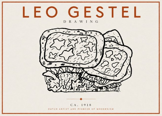 Leo Gestel Drawing Ca. 1918 No5 - Plakat
