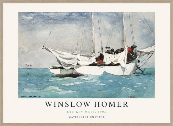 Winslow Homer Off Key West, 1903 No1 - Plakat