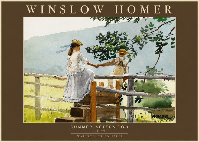 Winslow Homer Summer Afternoon No4 - Plakat
