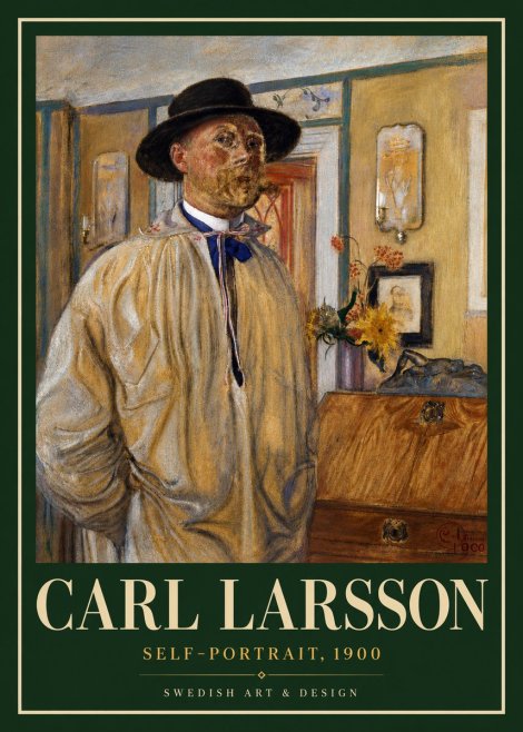 Carl Larsson Self-portrait No6 - Plakat