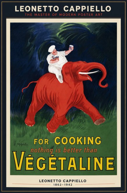 Leonetto Cappiello Végétaline No1 - Plakat