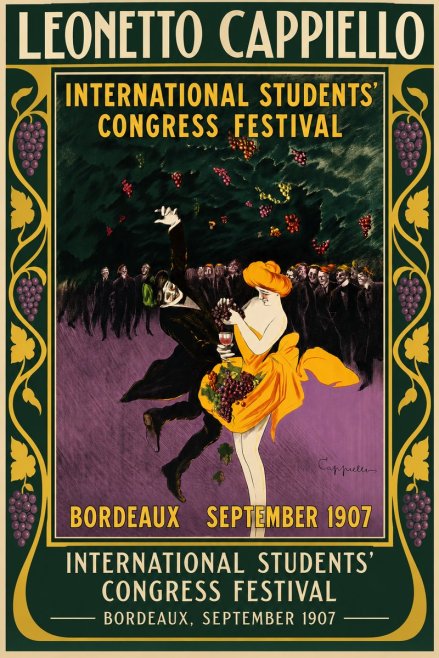 Leonetto Cappiello International Students' Congress Festival No5 - Plakat