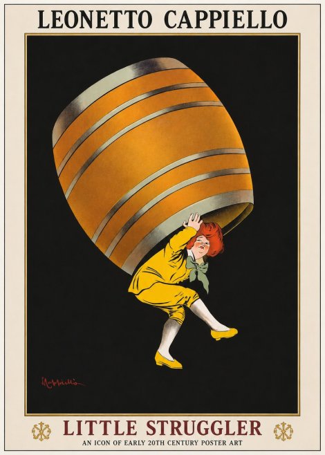 Leonetto Cappiello Little Struggler No1 - Plakat