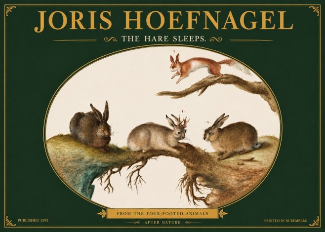 Joris Hoefnagel Lepvs Dormit No4 - Plakat