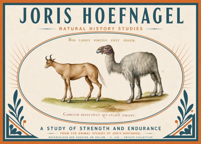 Joris Hoefnagel A Study of Strength and Endurance No4 - Plakat