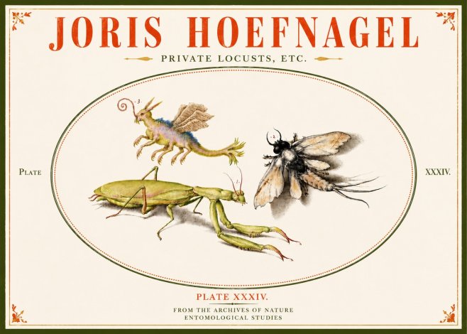 Joris Hoefnagel Privs Locvsta Bovem. No6 - Plakat