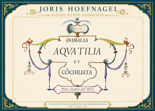 Joris Hoefnagel Animalia Aquatilia Et Cochiliata No5 - Plakat