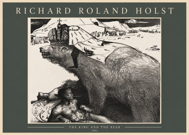 Richard Roland Holst The King's Burden No4 - Plakat