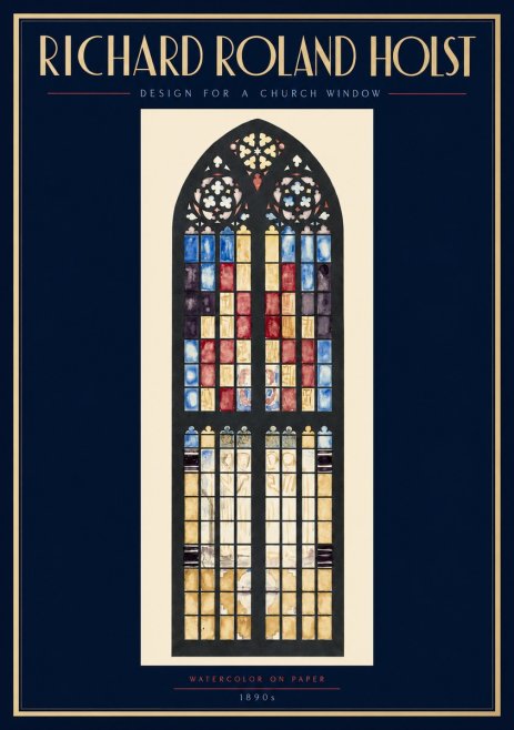 Richard Roland Holst Design for a Church Window No2 - Plakat