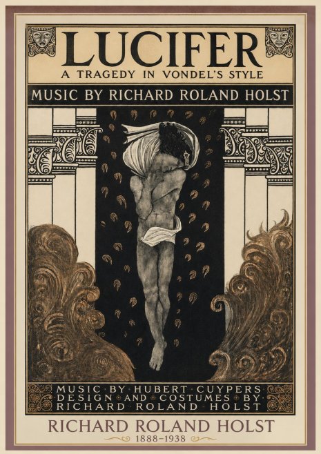 Richard Roland Holst Lucifer Treurspel Van Vondel No2 - Plakat