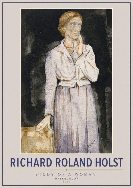 Richard Roland Holst Study of a Woman No4 - Plakat