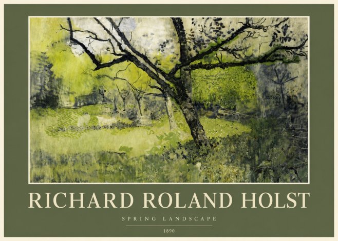 Richard Roland Holst Spring Landscape No2 - Plakat
