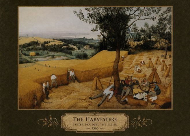 Pieter Bruegel The Harvesters II No4 - Plakat