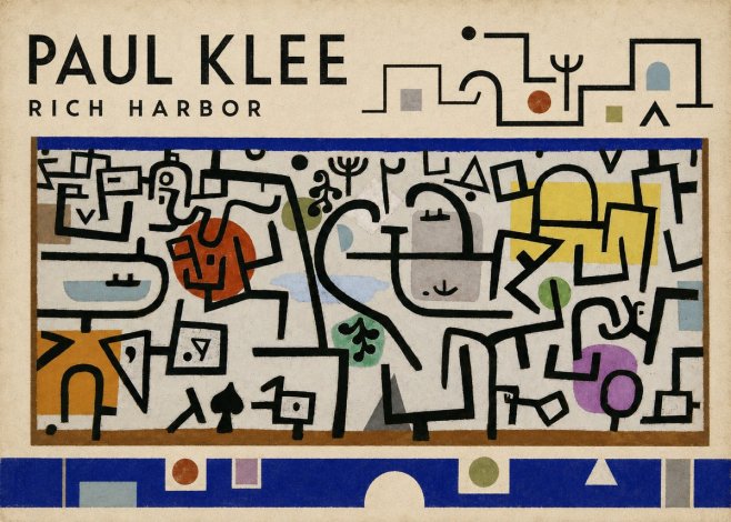Paul Klee Rich Harbor No4 - Plakat