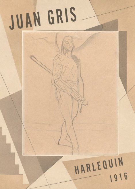 Juan Gris Harlequin No2 - Plakat