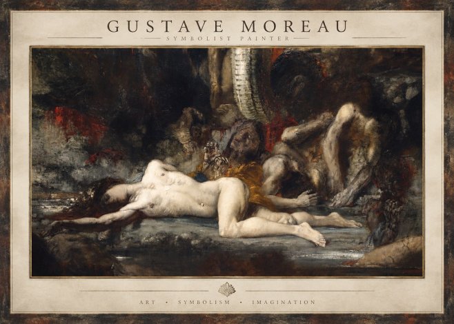 Gustave Moreau Despair No1 - Plakat