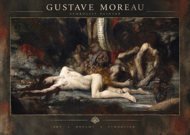 Gustave Moreau Despair No5 - Plakat
