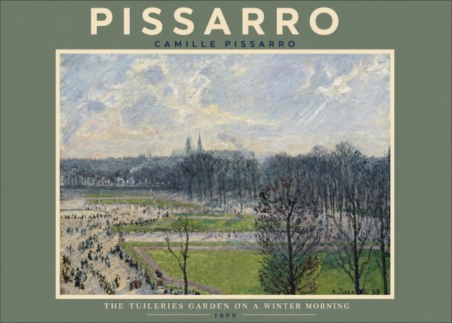 Pissarro The Tuileries Gardens, Cloudy Weather No2 - Plakat