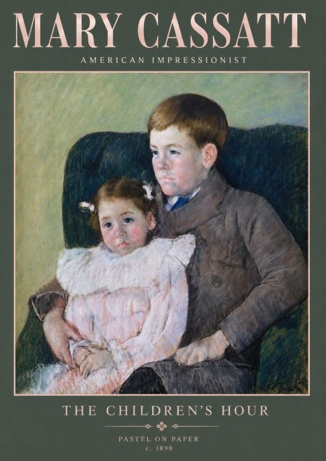 Mary Cassatt The Children's Hour No4 - Plakat
