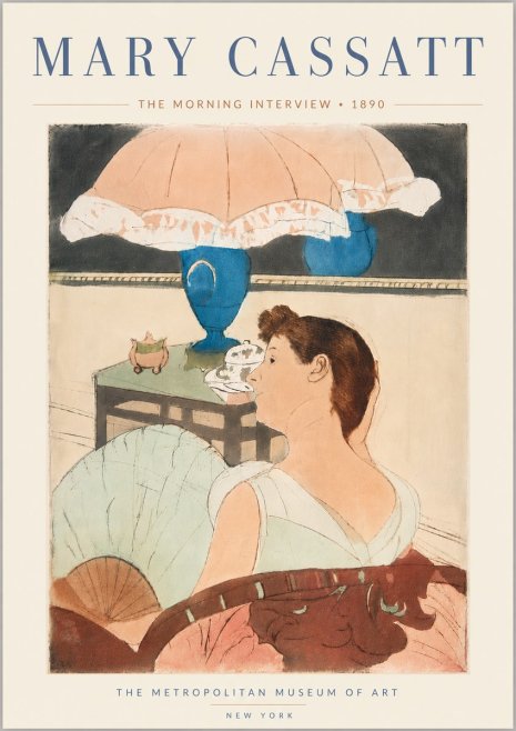 Mary Cassatt The Morning Interview No6 - Plakat