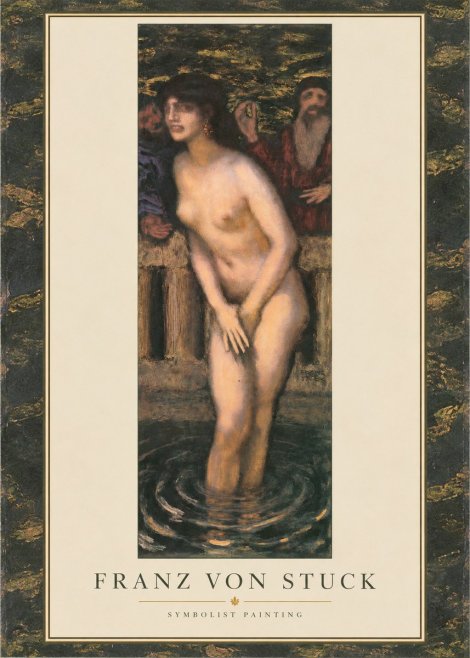 Franz von Stuck Susanna No1 - Plakat