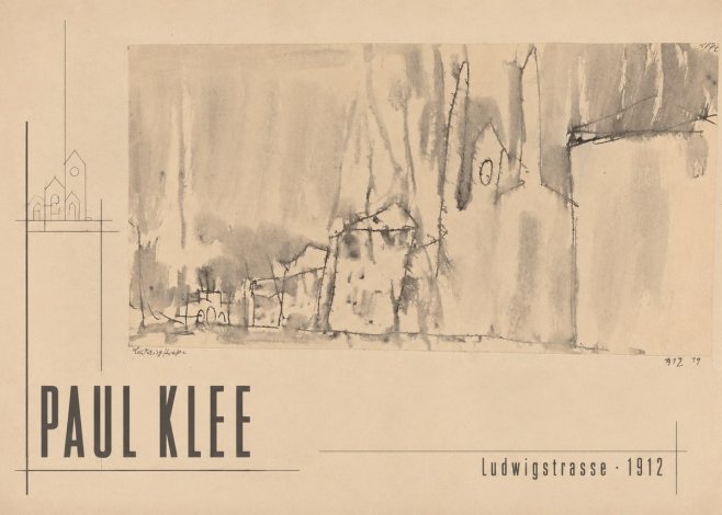 Paul Klee Ludwigstrasse No2 - Plakat