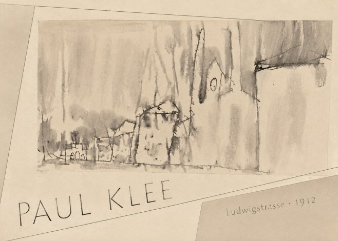 Paul Klee Ludwigstrasse No5 - Plakat