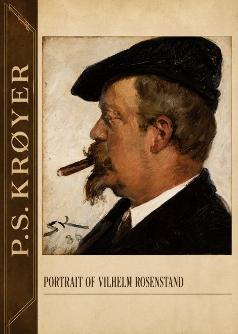 P.S. Krøyer Portrait of Vilhelm Rosenstand No2 - Plakat