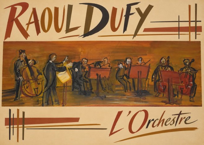 Raoul Dufy L'orchestre No2 - Plakat