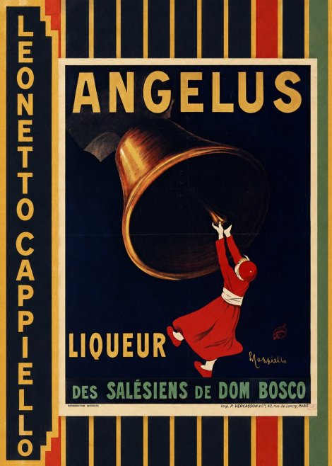 Leonetto Cappiello Angelus Liqueur No5 - Plakat