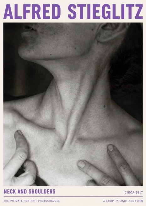 Alfred Stieglitz Neck and Shoulders No4 - Plakat