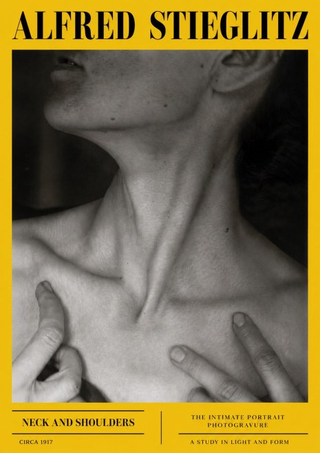Alfred Stieglitz Neck and Shoulders No6 - Plakat