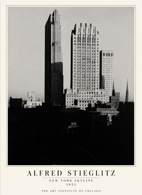 Alfred Stieglitz New York Skyline No1 - Plakat