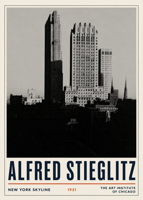 Alfred Stieglitz New York Skyline No3 - Plakat