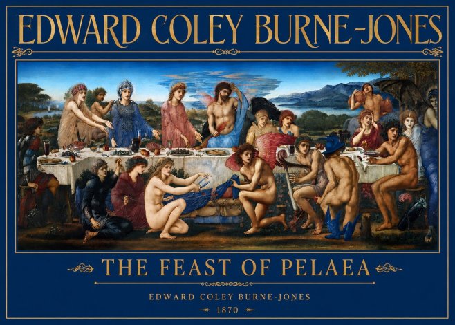 Edward Burne-Jones The Feast of Pelaea No2 - Plakat