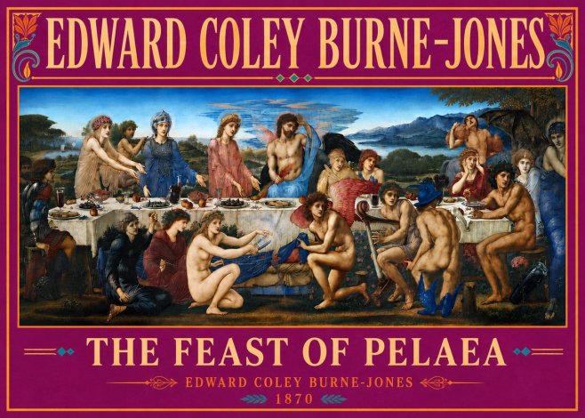 Edward Burne-Jones The Feast of Pelaea No5 - Plakat