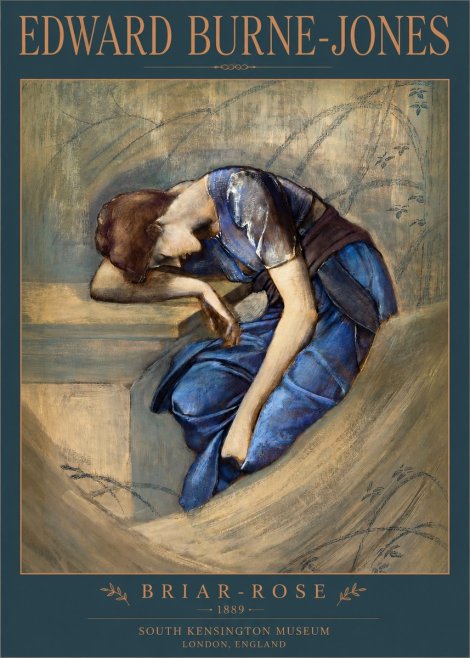 Edward Burne-Jones Briar-rose No2 - Plakat
