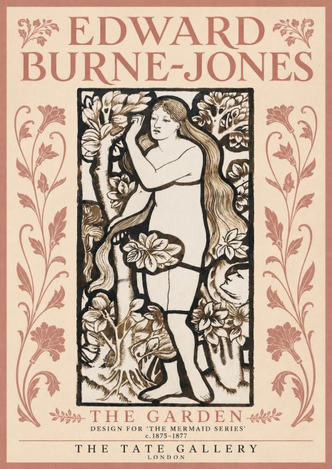Edward Burne-Jones The Garden No3 - Plakat
