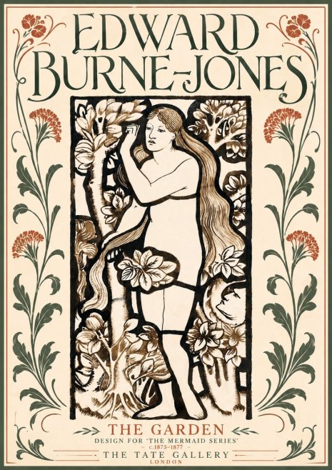 Edward Burne-Jones The Garden No5 - Plakat