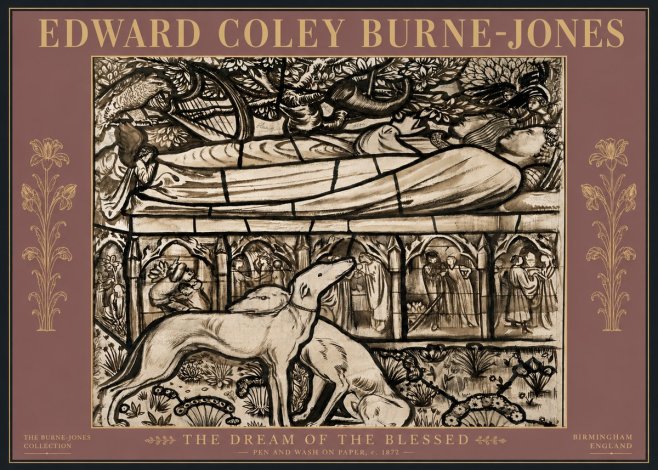 Edward Burne-Jones The Dream of the Blessed No6 - Plakat
