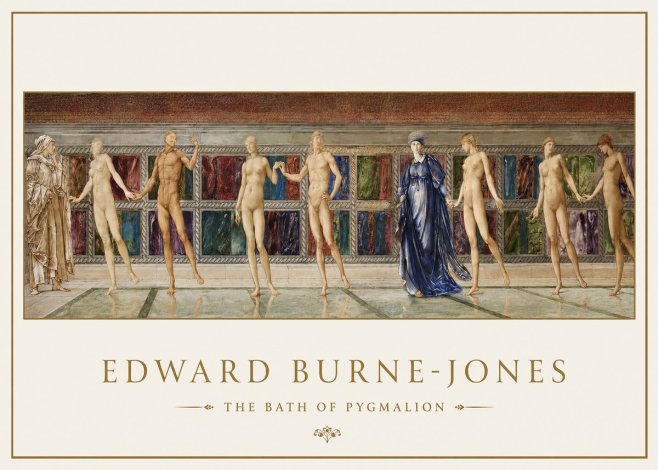 Edward Burne-Jones The Bath of Pygmalion No1 - Plakat