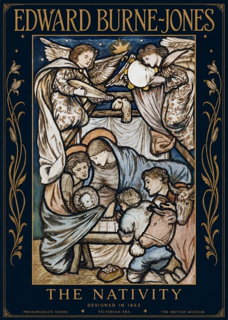 Edward Burne-Jones The Nativity No3 - Plakat