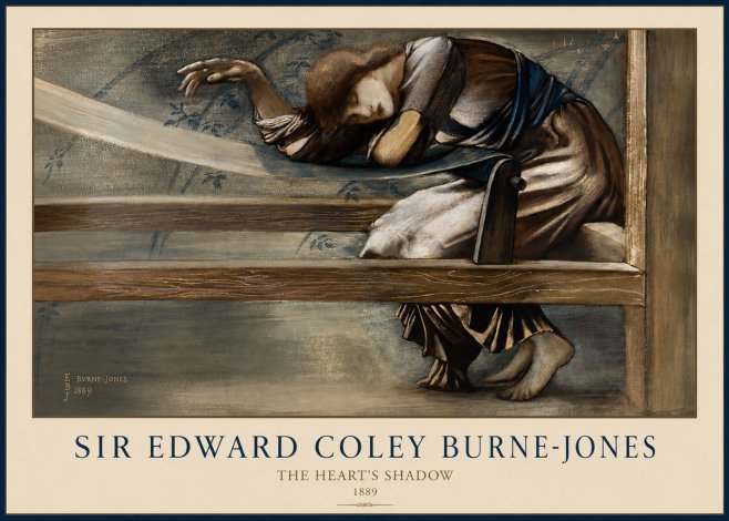 Edward Burne-Jones The Heart's Shadow No2 - Plakat