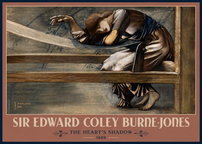 Edward Burne-Jones The Heart's Shadow No5 - Plakat
