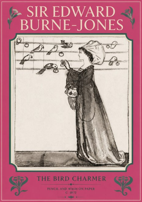 Edward Burne-Jones The Bird Charmer No2 - Plakat