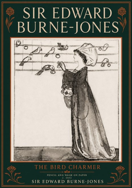 Edward Burne-Jones The Bird Charmer No3 - Plakat