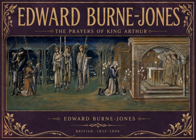 Edward Burne-Jones The Prayers of King Arthur No5 - Plakat