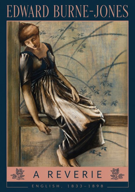 Edward Burne-Jones A Reverie No2 - Plakat